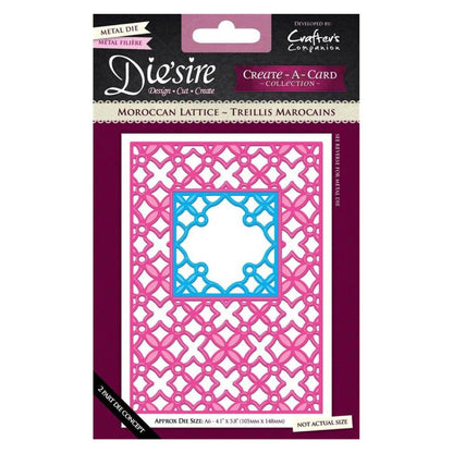 Suaje de Corte para Hacer Fondos de Reja / Moroccan Lattice Dados de Corte / Suajes / Troqueles Crafter&