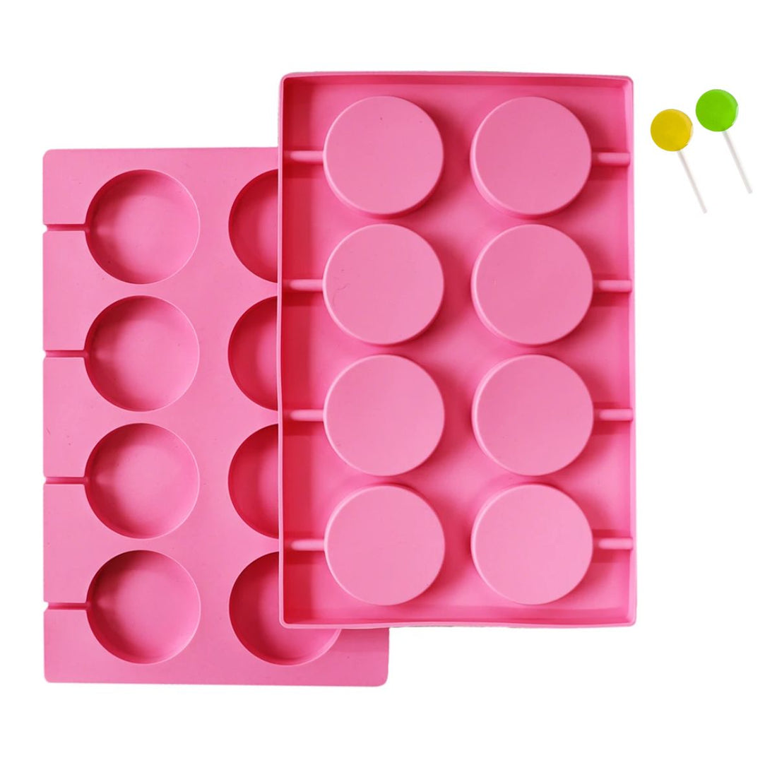 Silicone Lollipop Mold 2 pack / Moldes de Silicón para Paletas Repostería Lorann Gourmet