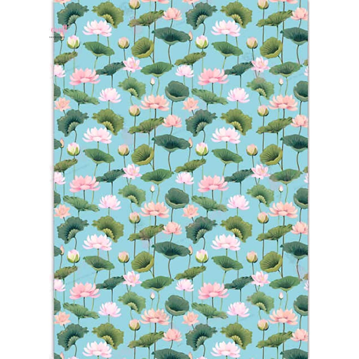 Lotus Fantasy Transfer Me Sheet A4 / Hoja de Transferencia Fantasía de Loto Servilletas de Papel para Decoupage Dress My Craft