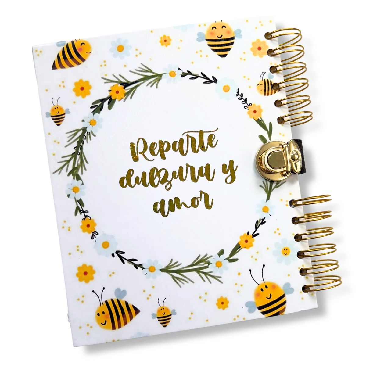 Hebilla Dorada para Cierre de Álbum Encuadernacion Hobbees