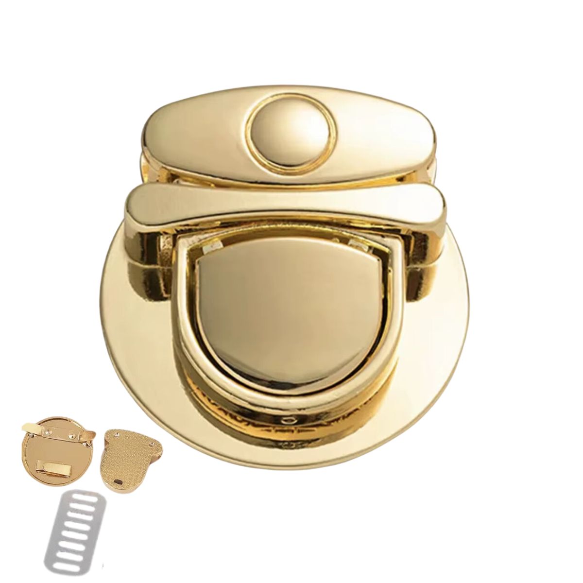 Hebilla Dorada para Cierre de Álbum Encuadernacion Hobbees