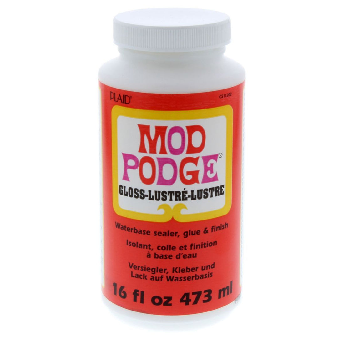 Mod Podge Gloss 473 ml / Pegamento Barniz Sellador Acabado Brillante Adhesivos / Pegamentos Plaid