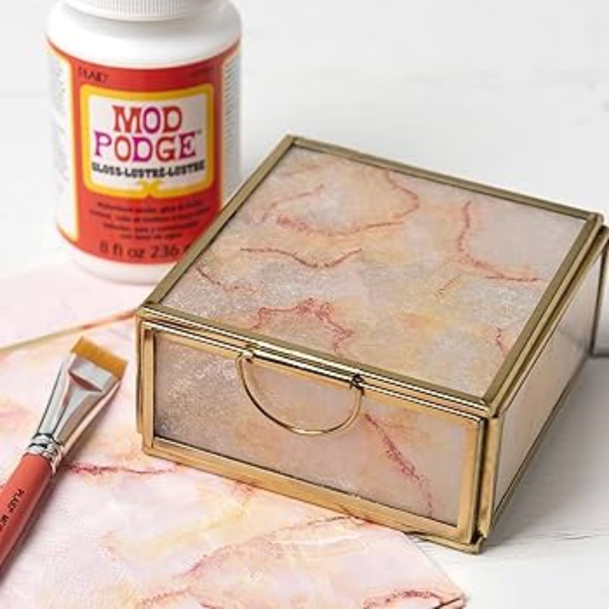 Mod Podge Gloss 473 ml / Pegamento Barniz Sellador Acabado Brillante Adhesivos / Pegamentos Plaid