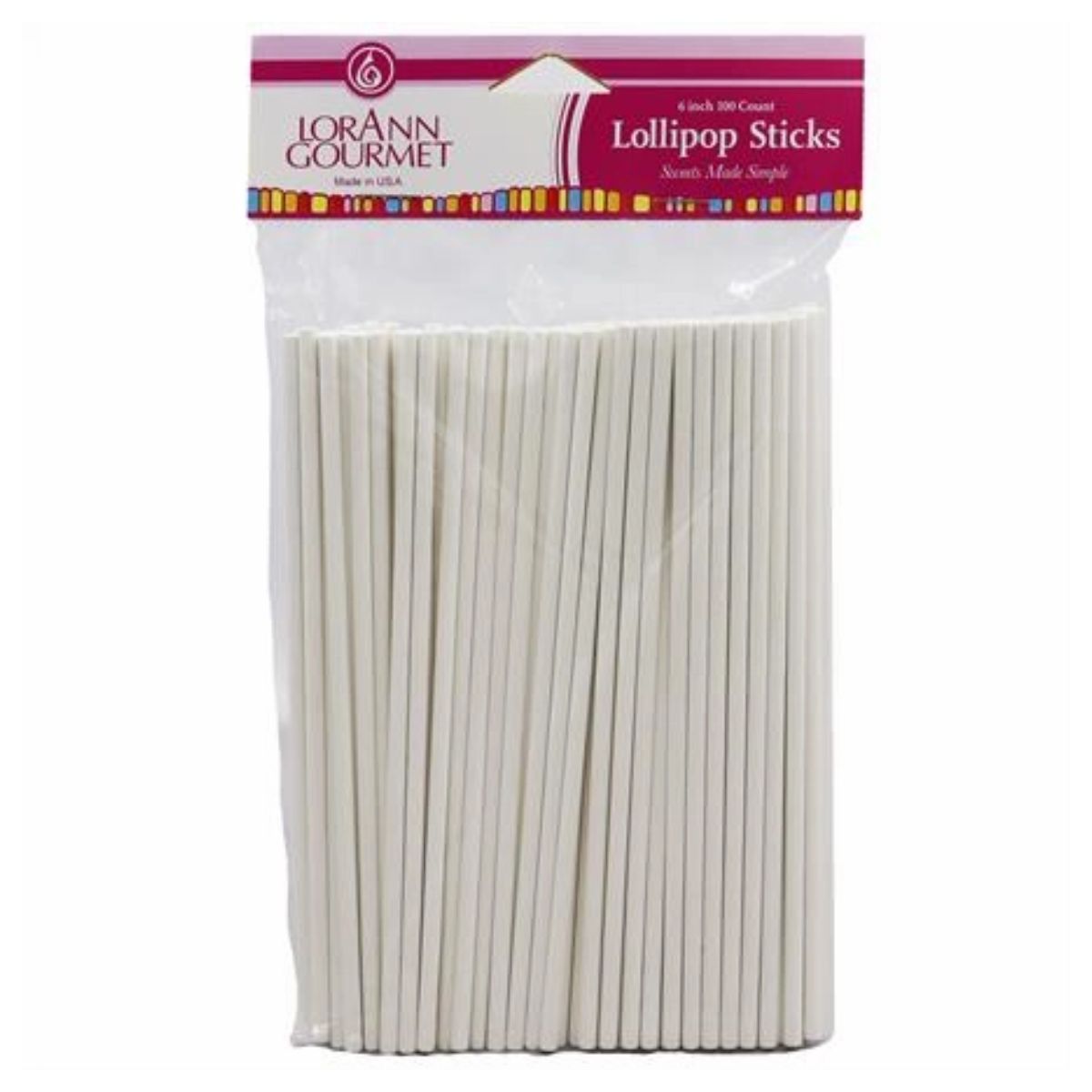 Small Sucker Sticks / Palitos para Paletas Repostería Lorann Gourmet