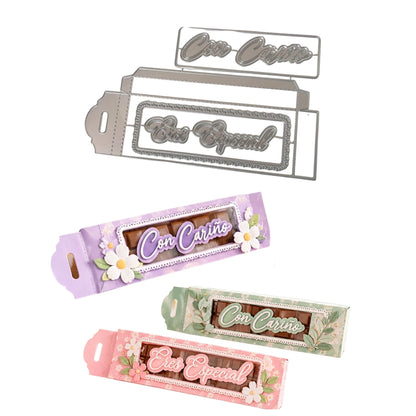 Suaje de Cajitas para Chocolate Dados de Corte / Suajes / Troqueles Hobbees