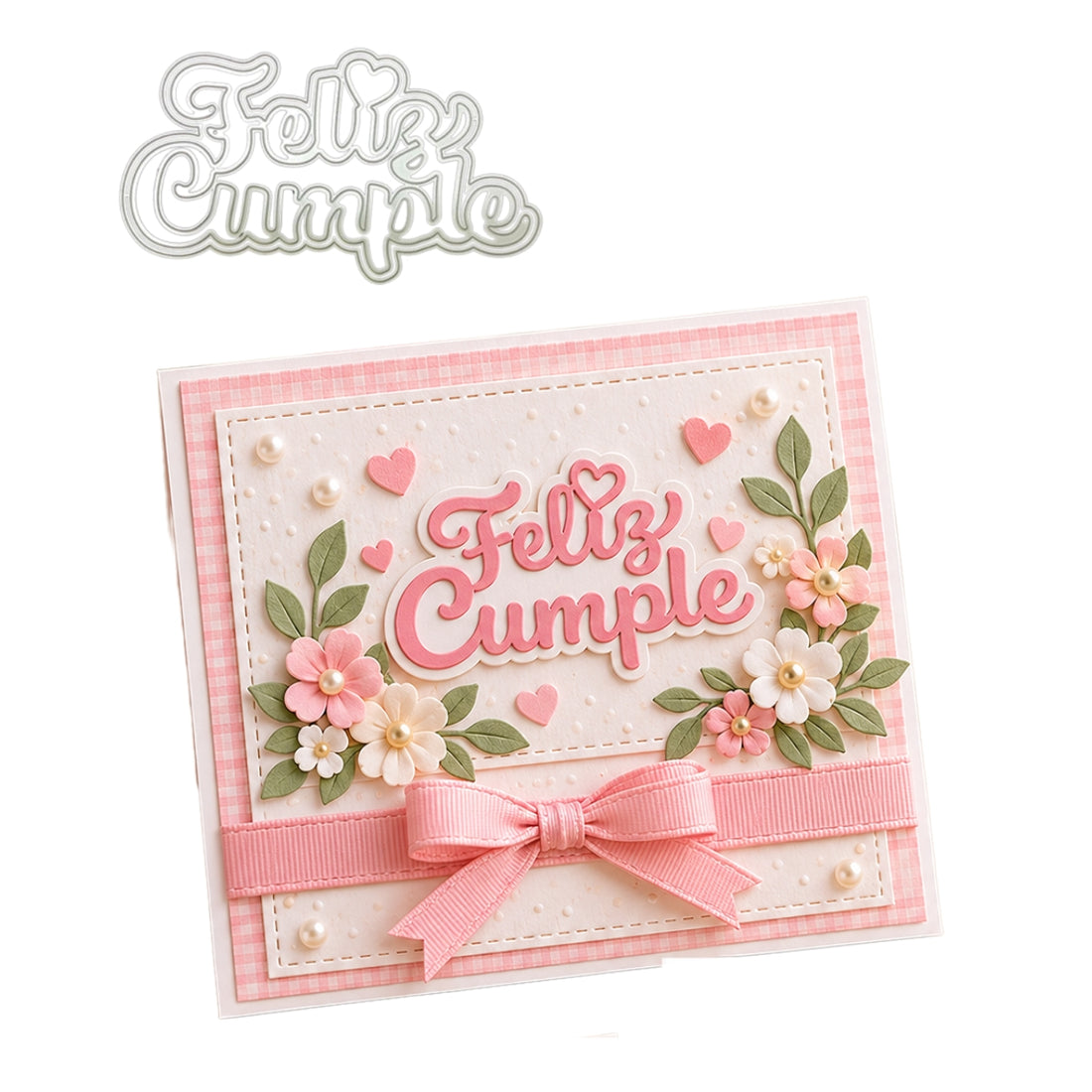 Suaje de Feliz Cumple con Corazón