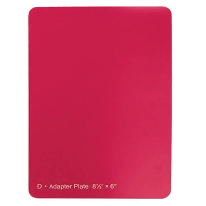 Grand Calibur Junior Raspberry Spacer Plate 8.5&quot; x 6&quot; / Placa para Troqueladora Accesorios para Suajadoras Spellbinders