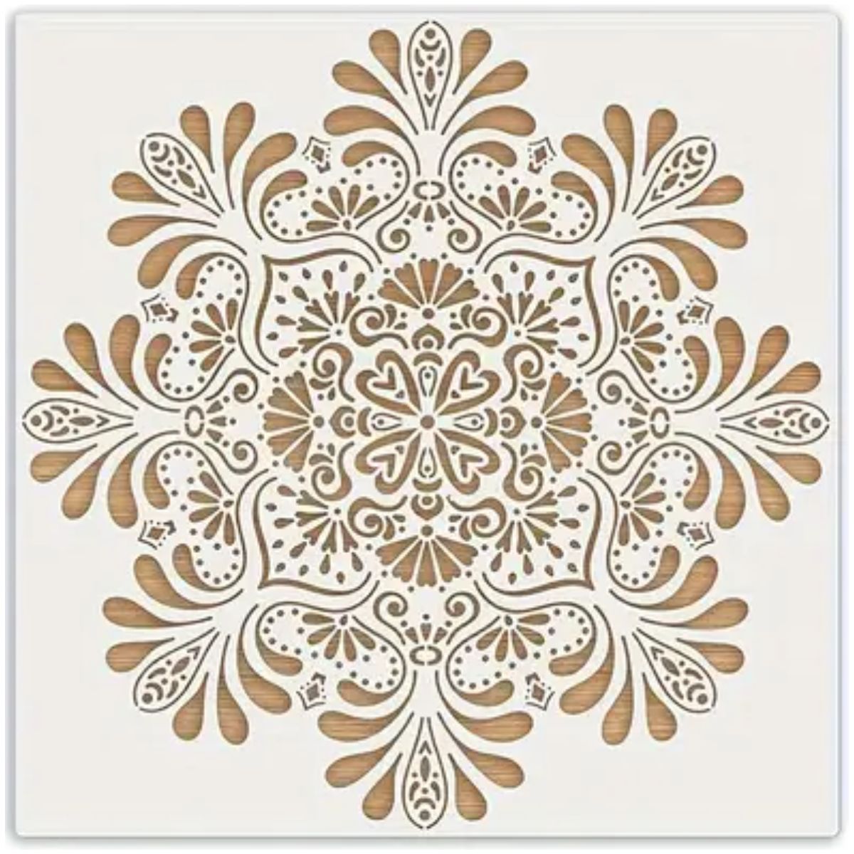 Esténcil de Mandala 12 Esténciles / Plantillas Hobbees