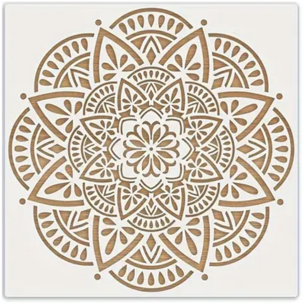 Esténcil de Mandala 13 Esténciles / Plantillas Hobbees