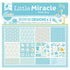 Baby Boy Cardstock Pack 6" / Paquete Cartulina Pequeño Milagro Niño Papel Little Birdie