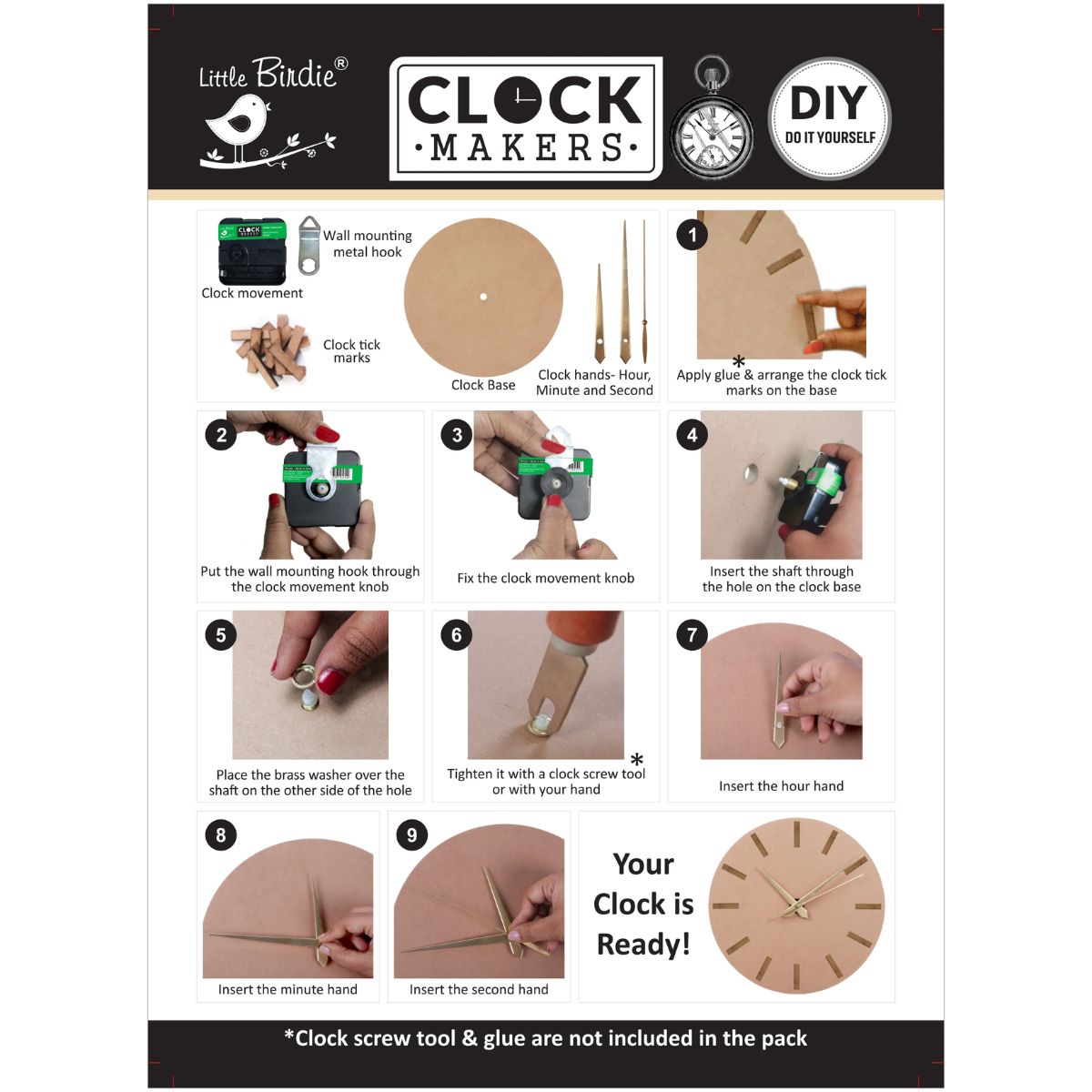 Clock Making Kit Kit de Reloj de Pared - Main Image