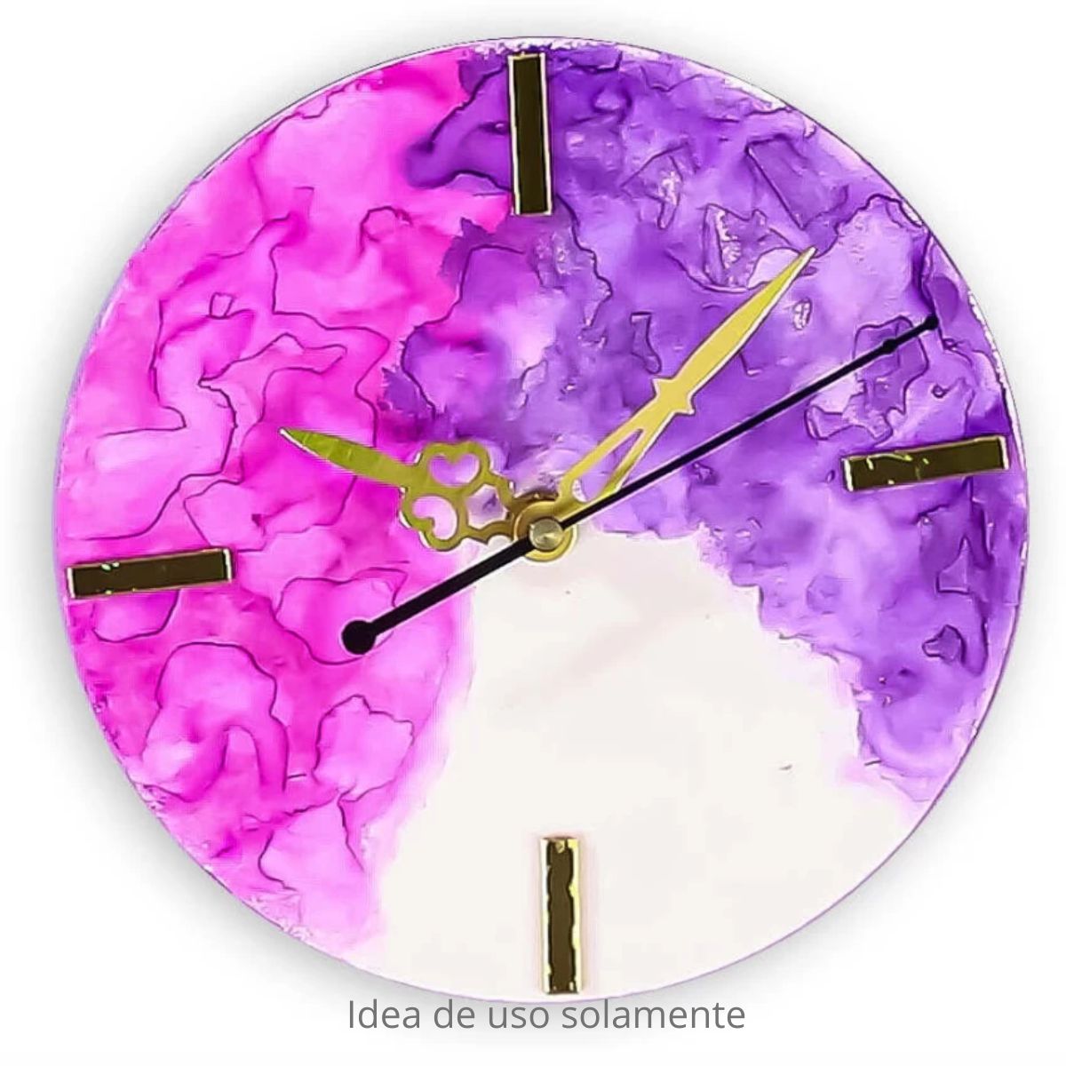 Clock Making Kit PVC Kit de Reloj de Pared Blanco