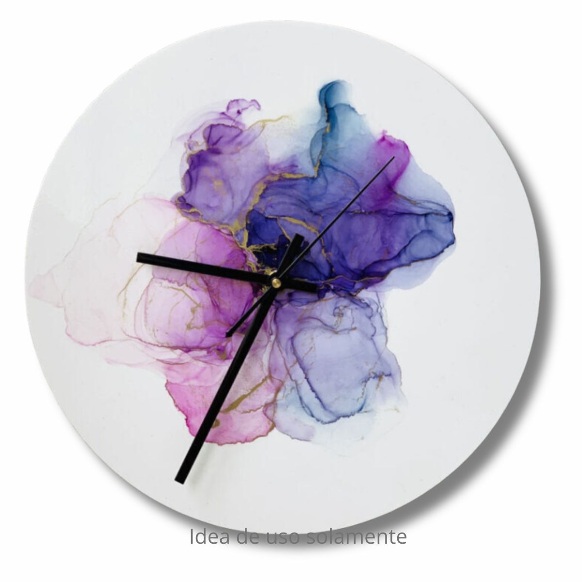 Clock Making Kit PVC / Kit de Reloj de Pared Blanco Accesorios Little Birdie