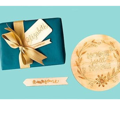 Singe Quill Veneer Sheets 8&quot; / Láminas de Chapa de Madera Accesorios We R Makers