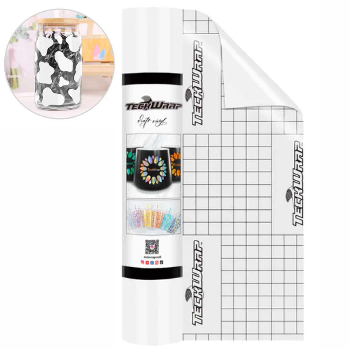 Economical Series Vinyl Glossy White / Vinil Adhesivo Brilloso Blanco Viniles Teckwrap