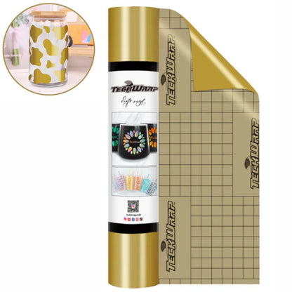 Economical Series Vinyl Glossy Gold / Vinil Adhesivo Brilloso Oro Viniles Teckwrap
