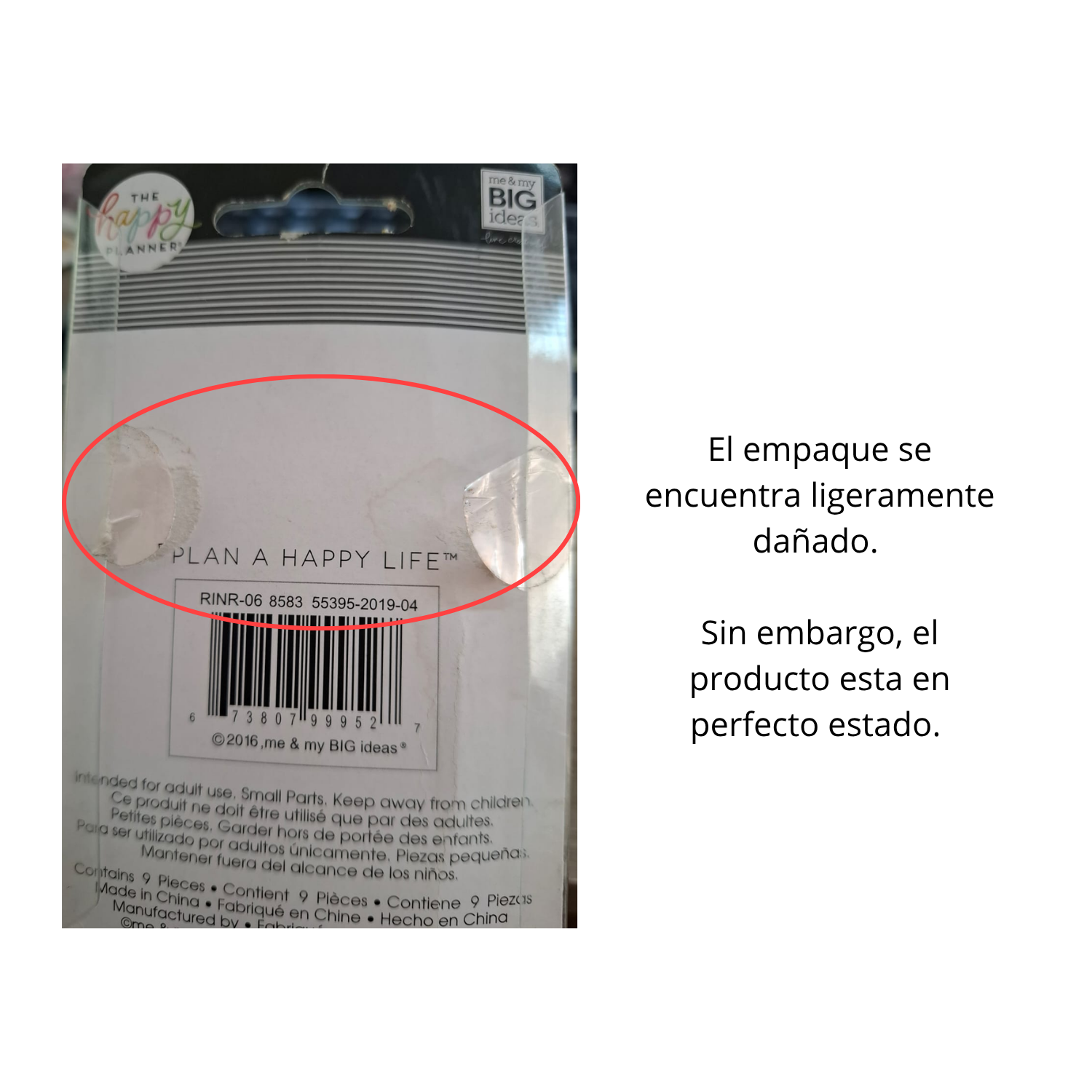 EA Happy Planner Discs Gold / Anillos para Libreta Dorados