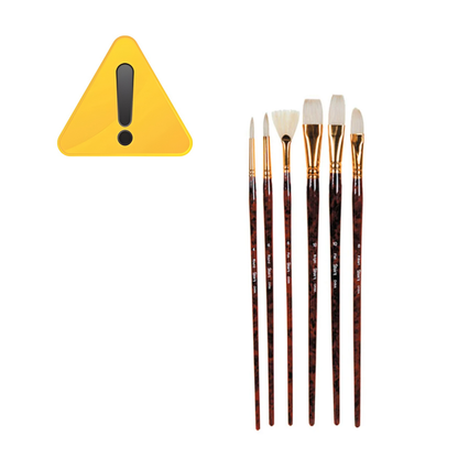 EA Studio 71 Bristle Brush Set / Set de Pinceles de Cerda Natural