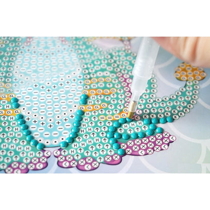 Art Box Kit Ariel The Baby Dragon / Pintura con Diamantes Dragon Pintura Dimensional Diamond Dotz