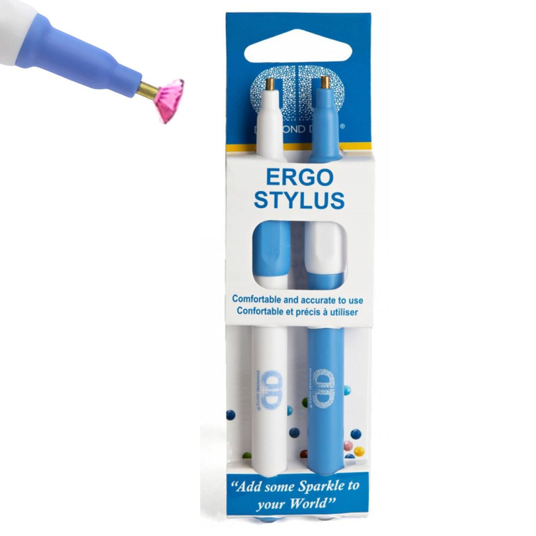 Deluxe Ergo Stylus 2Pkg / Bolígrafos para Pintar con Diamantes Herramientas Diamond Dotz