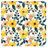 Servilleta de Papel Yellow Floral Pattern 