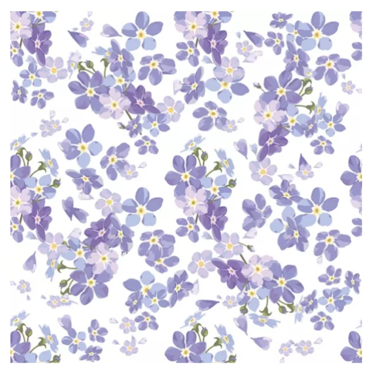Servilleta de Papel Delicate Forget-Me-Nots 