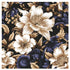 Servilleta de Papel Decorative Flower Wallpaper 