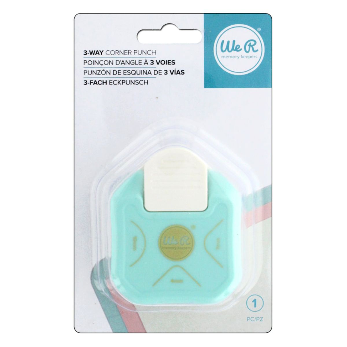 3-Way Corner Punch / Perforadora de 3 Esquinas Perforadoras We R Memory Keepers