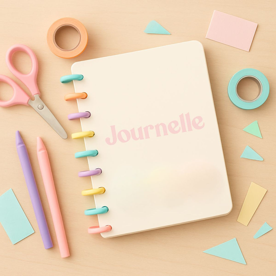 Journelle Discos para Encuadernación Macarrones Discos para Planners Angie Guerra &amp; Hobbees