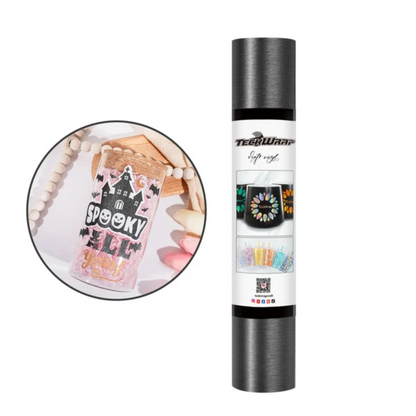 Satin Brush Dark Gray Vinyl / Vinilo Gris Oscuro acabado Satinado Cepillado Viniles Teckwrap