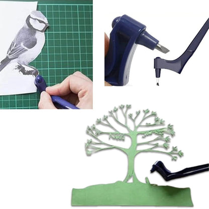 Cortador Giratorio Para Papel Con 3 Cuchillas Tijeras / Cutters Hobbees