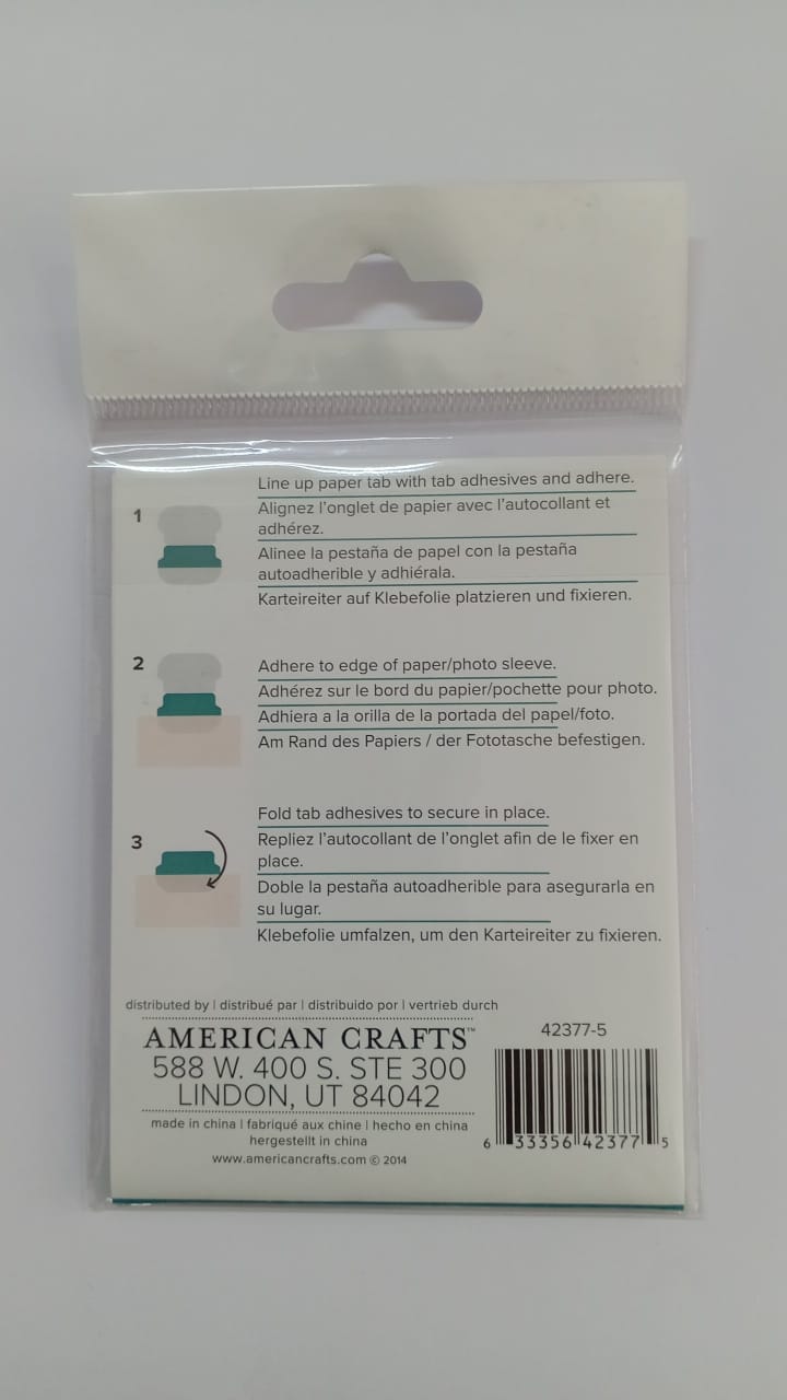 WR Tab Adhesives File / Pestañas Adhesivas Stickers We R Memory Keepers