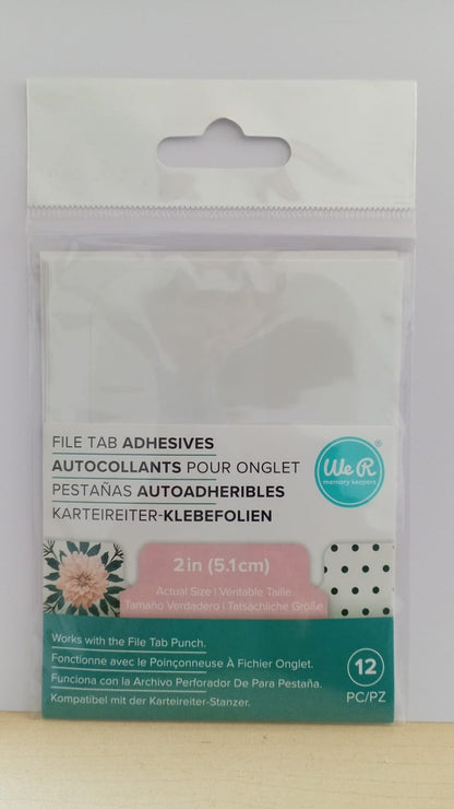 WR Tab Adhesives File / Pestañas Adhesivas Stickers We R Memory Keepers