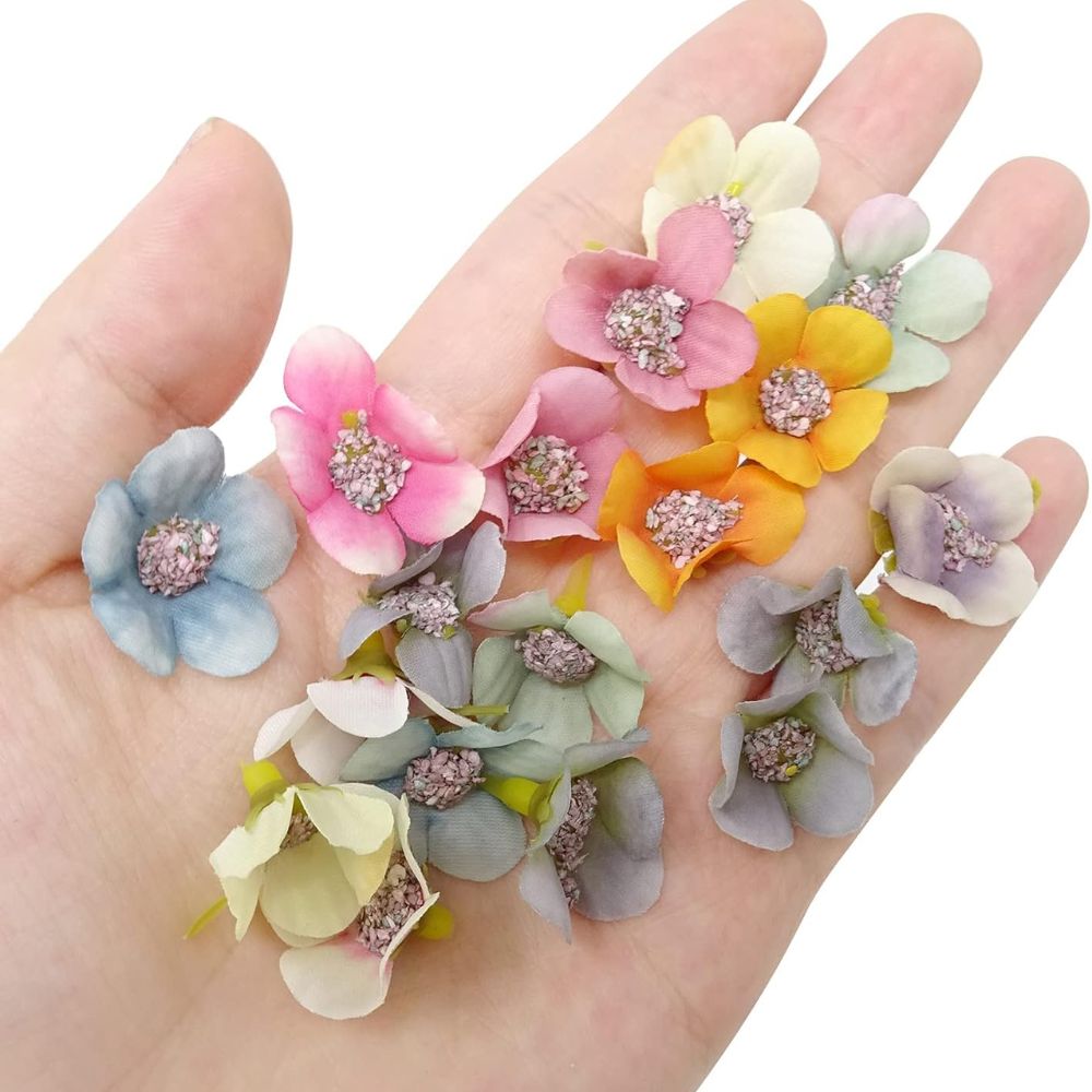 Mini Flores de Tela Descontinuado Hobbees