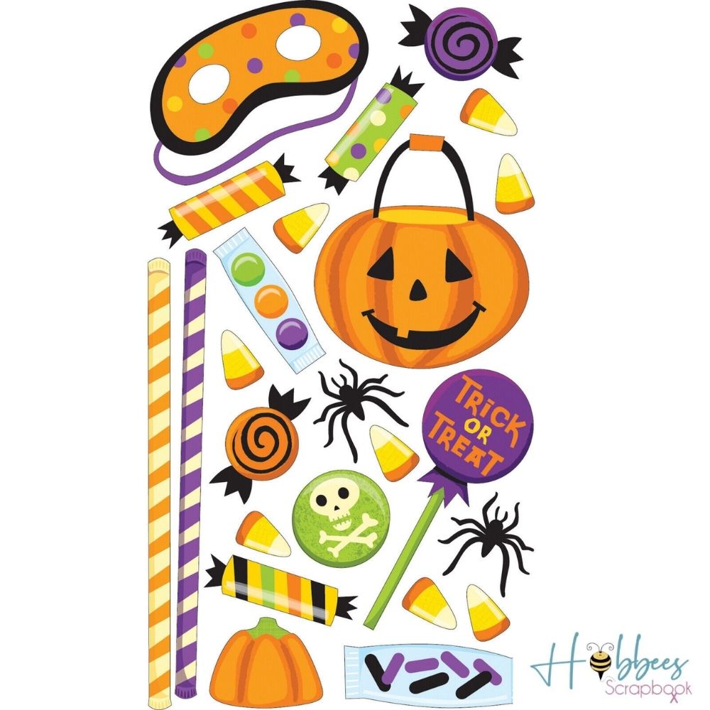 Halloween Sweets Stickers / Estampas de Calabazas