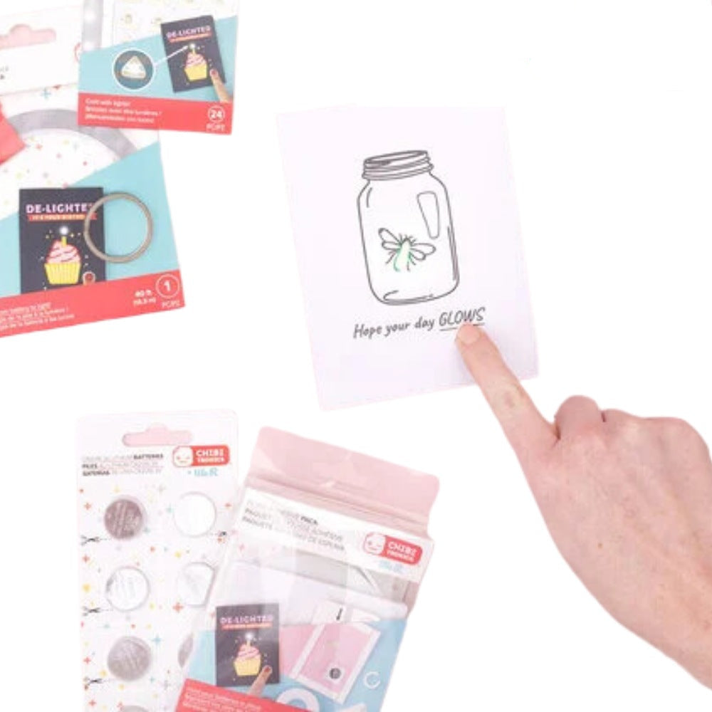 Chibitronics LED Circuit Lights / Luces de Circuito LED de Chibitronics Descontinuado American Crafts