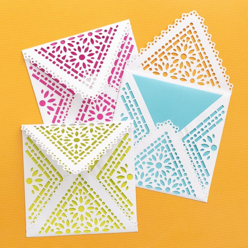 Splendid Cards &amp; Envelopes / Tarjetas y Sobres Caladas Regalos American Crafts