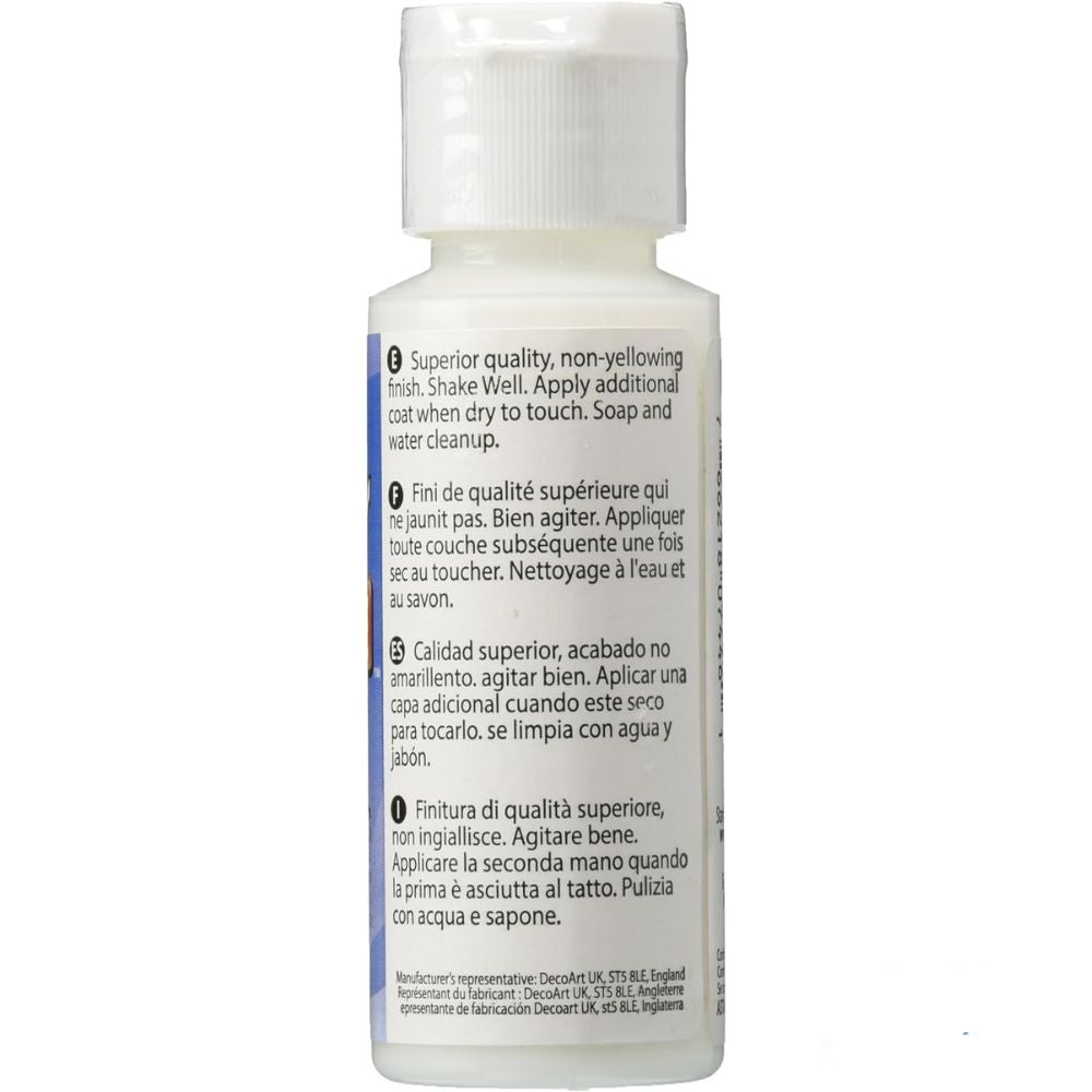 DuraClear Matte Varnish / Barniz de Poliuretano Mate Pastas Texturizadoras y Medios Mixtos DecoArt