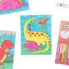 Color Your Own Puzzles Dinosaurs / Colorea tu propio Rompecabezas Dinosaurios