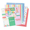 All The Cake Double-Sided Paper Pad 12&quot; / Block de Papel Doble Cara Todo El Pastel