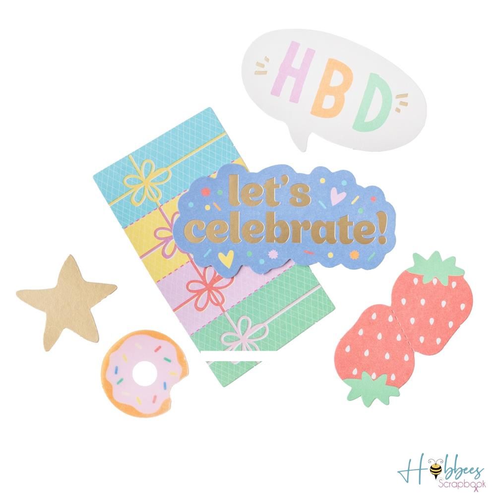 All The Cake Ephemera Die-Cuts / Recortes Decorativos de Cartulina Descontinuado American Crafts