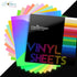 Glow In The Dark Vinyl Sheets Pack / 10 Hojas De Vinil Que Brillan En La Oscuridad Descontinuado Teckwrap