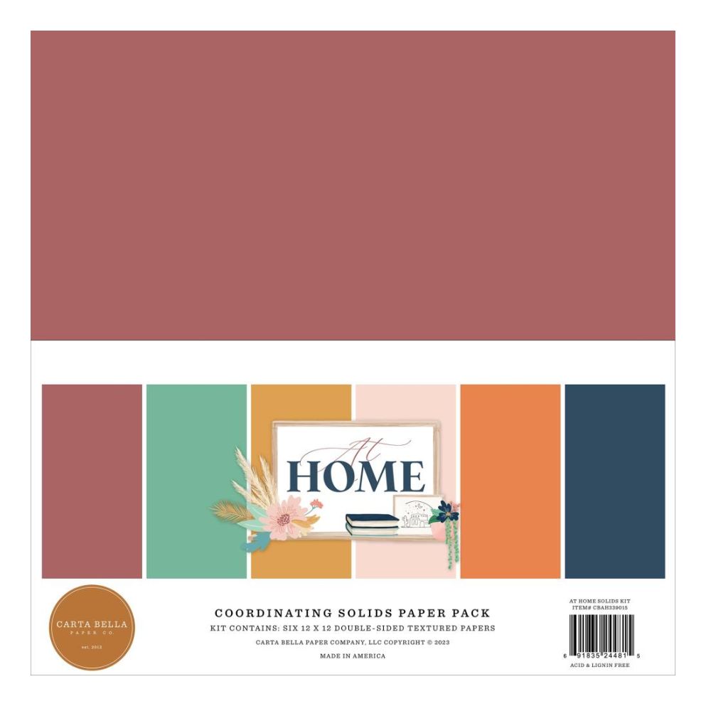 Solids Collection Kit At Home / Kit Papeles Colores Sólidos