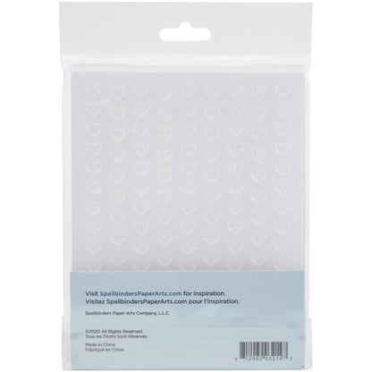 Embossing Folder Heart &amp; Soul / Folder de Grabado Corazón y Alma Descontinuado Spellbinders