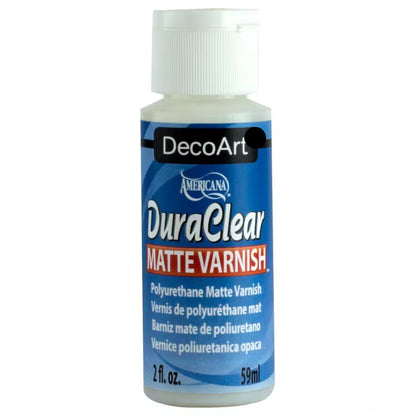 DuraClear Matte Varnish / Barniz de Poliuretano Mate Pastas Texturizadoras y Medios Mixtos DecoArt