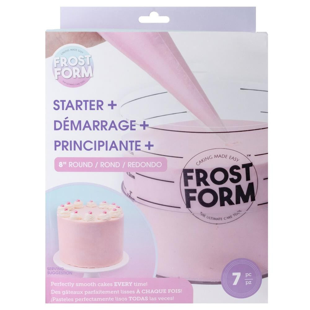 Frost Form Starter Kit 8 in / Kit para Decoración de Pasteles de 20.32 cm