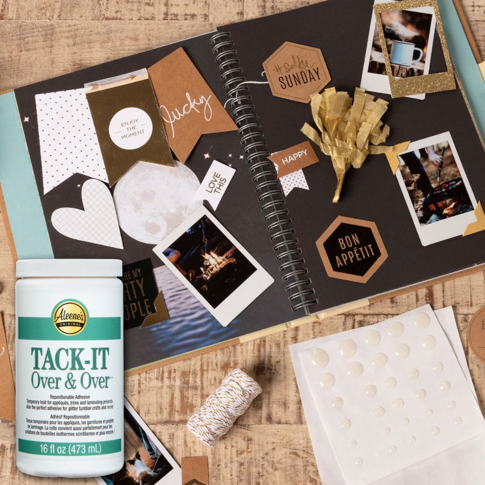 Tack-It Over &amp; Over Liquid Glue 16 oz/ Pegamento Líquido Reposicionable Adhesivos / Pegamentos Aleene&