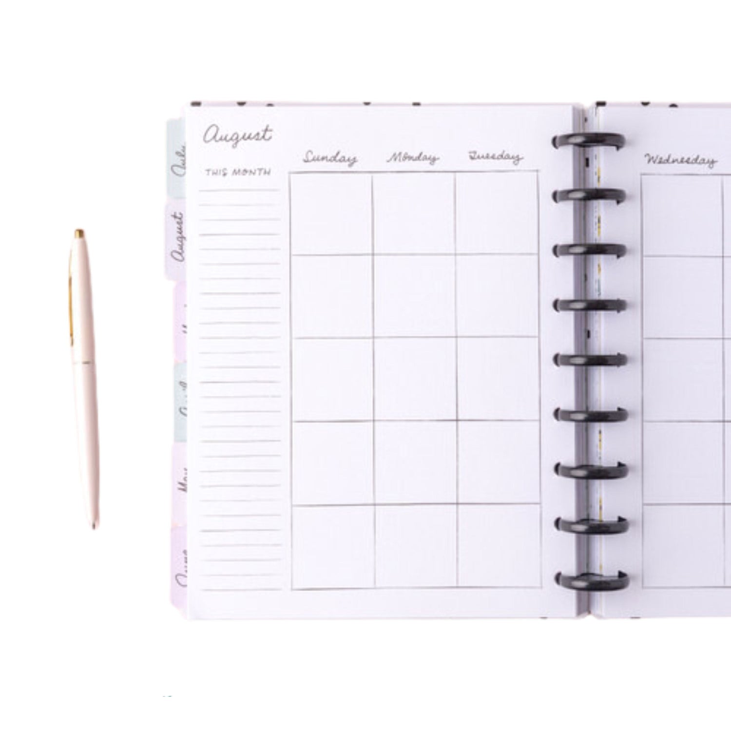 Day to Day Undated Dashboard Planner / Tableros de Planificación Sin Fechas Agendas y Journals Maggie Holmes