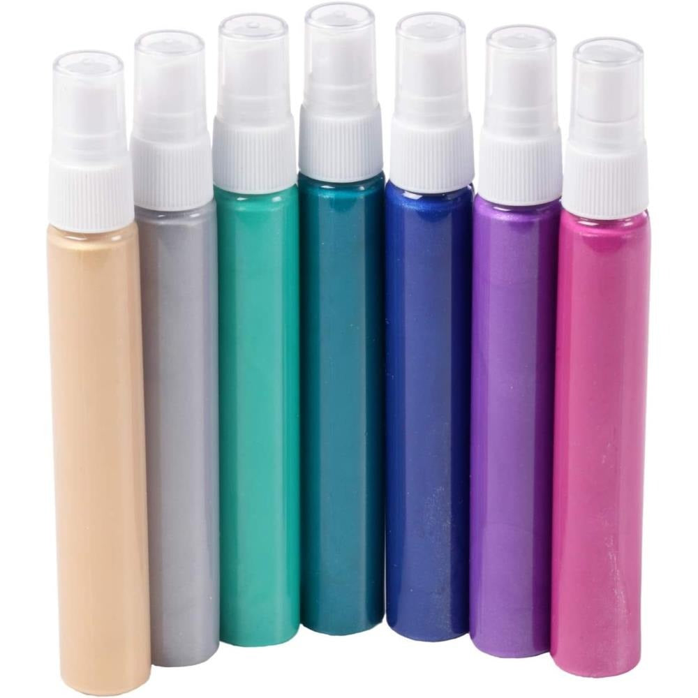 Fabric Spray Paint Mini Pack Metallic / Pintura de Brillos en Spray Metálicos