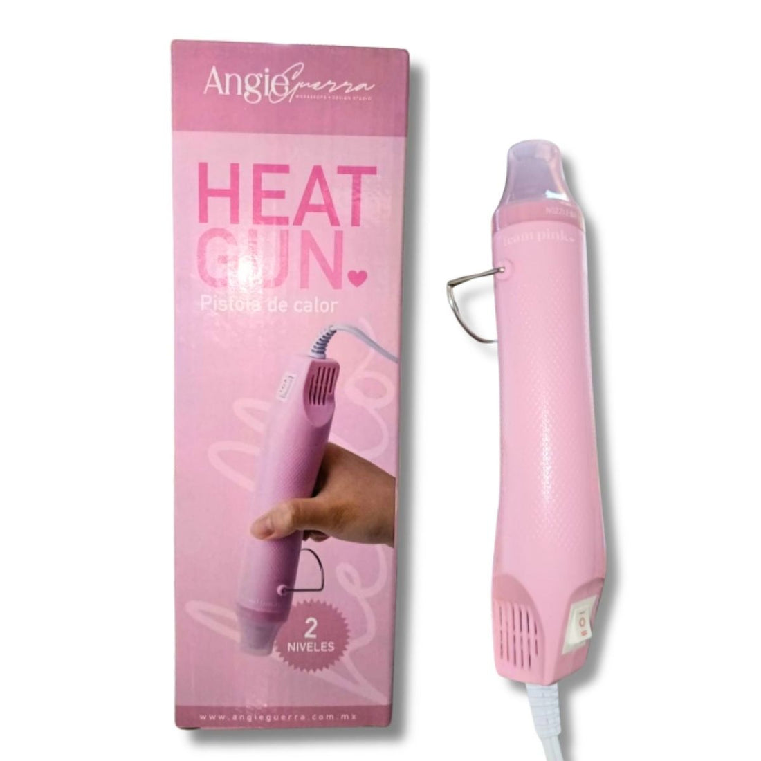 Heat Gun / Pistola De Calor Rosa Herramientas Angie Guerra